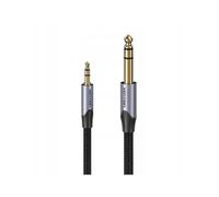 Cable Estéreo Vention BAUHH/ Jack 3.5 Macho - Jack 6.3 Macho/ 2m/ Gris