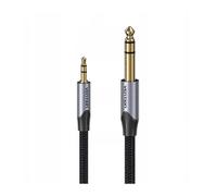Cable Estéreo Vention BAUHH/ Jack 3.5 Macho - Jack 6.3 Macho/ 2m/ Gris