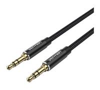 Cable Estéreo Vention BAWBF/ Jack 3.5 Macho - Jack 3.5 Macho/ 1m/ Negro