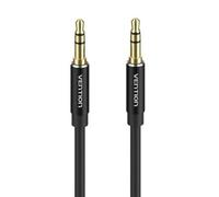 Cable estéreo Vention BAXBF 1m Jack 3.5mm macho chapado en oro, aluminio negro