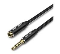 Cable Estéreo Vention BHCBL/ Jack 3.5 Macho - Jack 3.5 Hembra/ 10m/ Negro