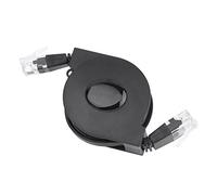 Cable Ethernet CAT 6 ultra plano, ajustable retr¨¢ctil CAT6 RJ45 Lan Cable de red Patch Blindado Cable Ethernet plano (1 M)