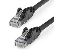 Cable Ethernet CAT6 LSZH 1M - Cable de parcheo UTP sin enganche negro