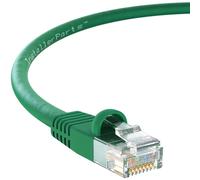 Cable Ethernet CAT6 UTP con funda de 40 pies - Verde - Serie profesional - Red de 10 Gigabit/seg/Alta calidad