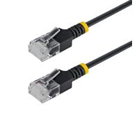 Cable Ethernet Cat6a Ultra Delgado StarTech 15 cm Negro