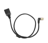 Cable Ethernet Cat8 blindado con correa ajustable e integración de brújula. Velocidades ultrarrápidas de 40 Gbps y alto ancho de banda para redes