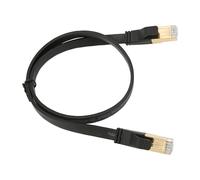 Cable Ethernet Cat8 de 0,5 metros / 19,7 pulgadas, transferencia de datos de alta velocidad y blindaje contra interferencias para uso en interiores y