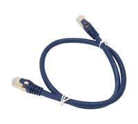 Cable Ethernet de par trenzado blindado, conductores de cobre puro de 26 AWG para un flujo de datos ininterrumpido y contactos chapados en oro para