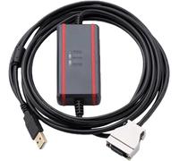 Cable Ethernet de red, cable de programación USB-CIF02 for CPM1/CPM1A/CPM2A/CPM2AH/C200HS/C200HX/HG/HE CQM1 Series PLC RS232 Línea de descarga de datos (color: FTDI) ( Color : Ftdi isolation Type )