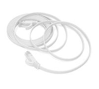 Cable Ethernet Gigabit CAT6 Puente de Red de par Trenzado de 8 Núcleos Cable de Cobre Plano para Múltiples Dispositivos RJ45 Chapado en Oro 10 Gbps 600 Mhz 1 X Ethernet PVC Respetuoso con el