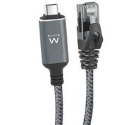 Cable Ethernet Gigabit RJ45 a USB-C 3.2 Gen1 1.5m - Alta Velocidad y Compatibilidad