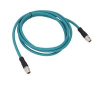 Cable Ethernet M12 Transmisión de Datos de 10 GBPS Soporte CAT6A Retardante de Llama IP67 Suministros Industriales a Prueba de Agua con Plug and Play para Enrutadores