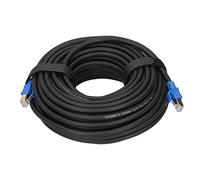 Cable Ethernet RJ45 Cat8 Chapado en Oro, Cable LAN de 40 Gbps 2000 Mhz para Mods/enrutadores, para Redes Informáticas de Alto Rendimiento (20 m / 65,6 pies)