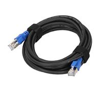 Cable Ethernet RJ45 Cat8 Chapado en Oro, Cable LAN de 40 Gbps 2000 Mhz para Mods/enrutadores, para Redes Informáticas de Alto Rendimiento (3 metros/9,84 pies)