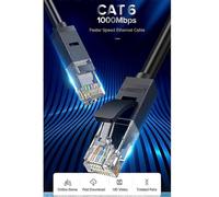 Cable Ethernet UGREEN NW102 Cat6 RJ45 Gigabit de par trenzado redondo para uso doméstico, 10 m