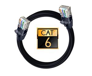 Cable Ethernet UTP CAT6 flexible - Negro - Vention - 3m
