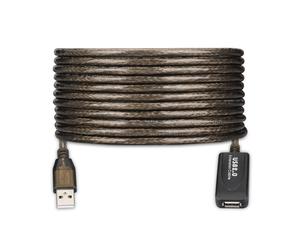 Cable Ewent Amplificador de Señal USB 2.0 10m Negro