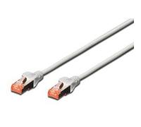 Cable Ewent RJ45 S/FTP Cat 6 de 2m - Conexión Rápida en Gris