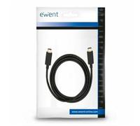 Cable de carga usb tipo c ewent ec1045 60w macho macho 1 metro