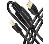 Cable Extensión AXAGON ADR-220B USB 2.0 A-M -> B-M Activo - 20m