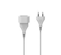 Cable Extension Europeo 3m Blanco | Cable blanco, cable de alimentación de extensión para interior