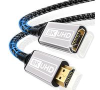 Cable extensión HDMI,3M 10K 8K@60HZ 4K@120HZ/144HZ Cable de extensión HDMI 2.1 macho a hembra 48Gbps Ultra Alta Velocidad UHD eARC HDCP 2.3 Dynamic HDR10+ Compatible con TV Stick,HDTV,PS5/PS4