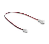 Cable extensión ventilador Delock 90869 2 pines 30 cm PVC negro rojo blanco