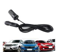 Cable extensor de cargador de coche, 12-24 V, cable de enchufe de automóvil de 78.7 pulgadas para infladores de neumáticos de camión, enchufe hembra