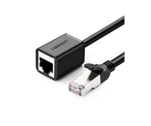 Cable Extensor Ethernet RJ45 Cat 6 FTP Ugreen 5M 1000Mbps con Conectores Reforzados Negro