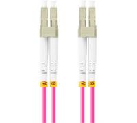 CABLE FIBRA OPTICA LANBERG 0.5 M MULTI LC/UPC-LC/UPC DUPLEX OM4 50/125 LSZH VI