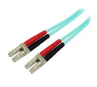 Startech Aqua Fiber Patch Cable Lc To Lc 1 M One Size Black / Red