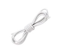 Cable fijo Goma elástica de látex alta elasticidad, cuerda redonda, tendón vaca, 1 unidad(White,5M*8MM)