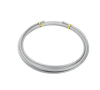 Cable flexible de acero inoxidable 304 100 metros, recubierto PVC, 0,5/0,6/0,8/1/1,2/1,5/2 mm(0.8mm 7x7)