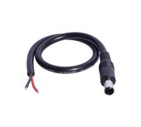 Cable Flexible de Enchufe de alimentación de barriles, Cable Conector de barriles Macho de 6, 5 mm x 4, 4 mm con Cable Desnudo para Accesorios de de Escritorio, Cable de alimentación para computadora