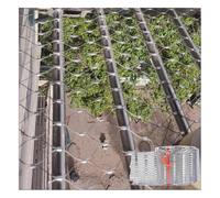 Cable flexible de malla de alambre de malla para jardín, red de escalada para plantas, balcón y ventana, valla anticaída, malla de límite de gran altitud (largo x ancho x largo)