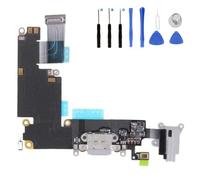 Cable flexible de repuesto para puerto de carga USB para Apple iPhone 6 Plus, color negro