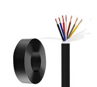 Cable Flexible For Cadena Portacables De 0,3-2,5 Mm²,Cable De Control De PVC Multipolar Sin Blindaje 4/5C, Conductor De Cobre Puro For Automatización Industrial Y Equipos Móviles(100ft,0.30mm²-4C)