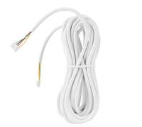 Cable flexible redondo de cobre de 10 m, 0,3 mm, 4 núcleos, adecuado para videoportero.