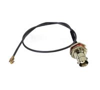 Cable flexible U.FL a SMA/BNC/TNC macho hembra de 1,13mm for extensión de enrutador inalámbrico de tarjeta PCI Wifi(BNC female,10cm)