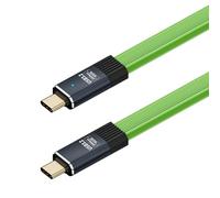 Cable flexible USB 3.2 tipo C, 20 GBPS, transferencia de 8K60Hz para copia de seguridad de archivos rápida y duradera para discos externos de vídeo