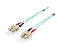 Cable FO Duplex Jumper SC/SC 50/125µ 2,0m turquoise, OM3, LSOH 255322