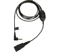 Jabra 8735-019 cable de audio 0,5 m QD 3,5mm Negro