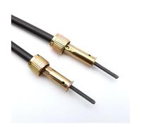 Cable for velocímetro de motocicleta, cabezal cuadrado doble, rosca M12 for piezas de patinete chino, 80-140cm de longitud ( Size : 90cm (M12) )
