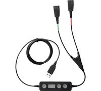 Jabra 265-09 cable de audio USB2.0 2x QD Negro