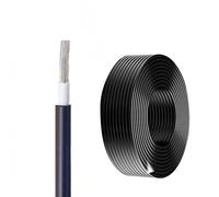 Cable Fotovoltaico Solar 2C, 1,50-10,00 Mm², Aislamiento De Polietileno Reticulado, Cubierta Libre De Halógenos Y Baja Emisión De Humo, Cable Fotovoltaico De CC for Paneles Solares(100ft,2.50mm²-2C)