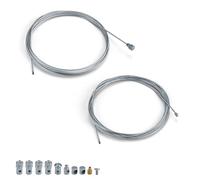 Cable Freno Bicicleta, DEANKEJI 2 Piezas 1,1 MM y 1,5 MM Accesorios para Moto, Adecuado para Reparaciones de Acelerador, Embrague y Frenos de Motocicletas y Bicicletas