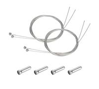 Cable Freno de Bicicleta,4 Pcs Universal Antes y Después Cable Freno de Bicicleta Piezas de Bicicleta Kit Cable de Freno Montaña para Bicicletas de Montaña,Bicicletas de Carreras o Bicicleta de Ciudad