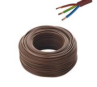 Cable Fror Tutor eléctrico multipolar aislante para instalaciones eléctricas y de tubería cable antiincendios varias secciones (3 x 2,5 (10 m)