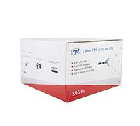 PNI Cable FTP CAT6 F06 de 4 pares para internet 1 Gigabit y sistemas de vigilancia Rola 305m