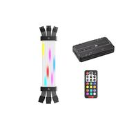 Cable Fuente Alimentación para Tarjeta Gráfica ARGB de 3 X 8 Pines, Cable Extensión Alimentación RGB, Cable Fuente Alimentación RGB para Tarjetas